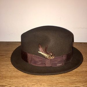 Bailey of Hollywood LiteFelt® Fedora Hat (Color:  Saddle Brown/Tan)